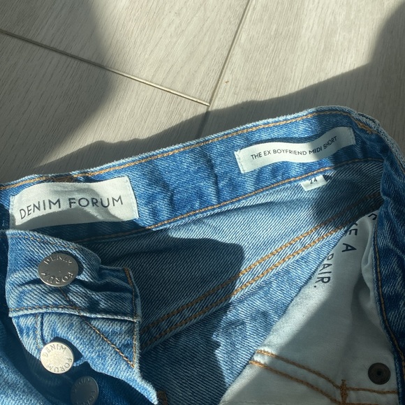 Denim Forum The Ex-Boyfriend Hi Mid-Thigh Denim Short - Picture 3 of 3